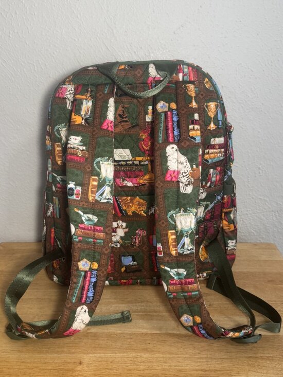 Vera Bradley X Harry Potter Bancroft Backpack in Hogwarts Library NWT main image 8